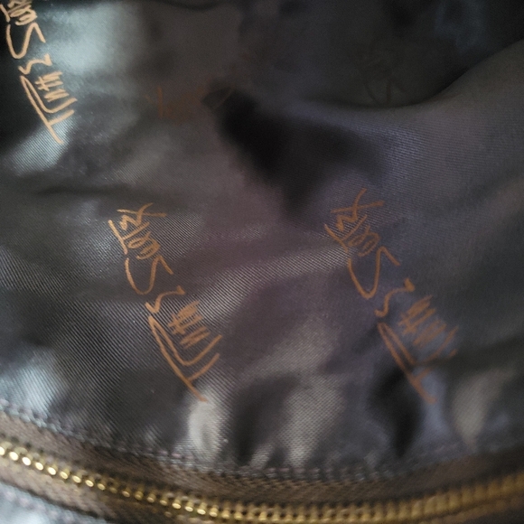 Vintage Ruth Saltz Brown Suede Evening Clutch Purse - Picture 12 of 12